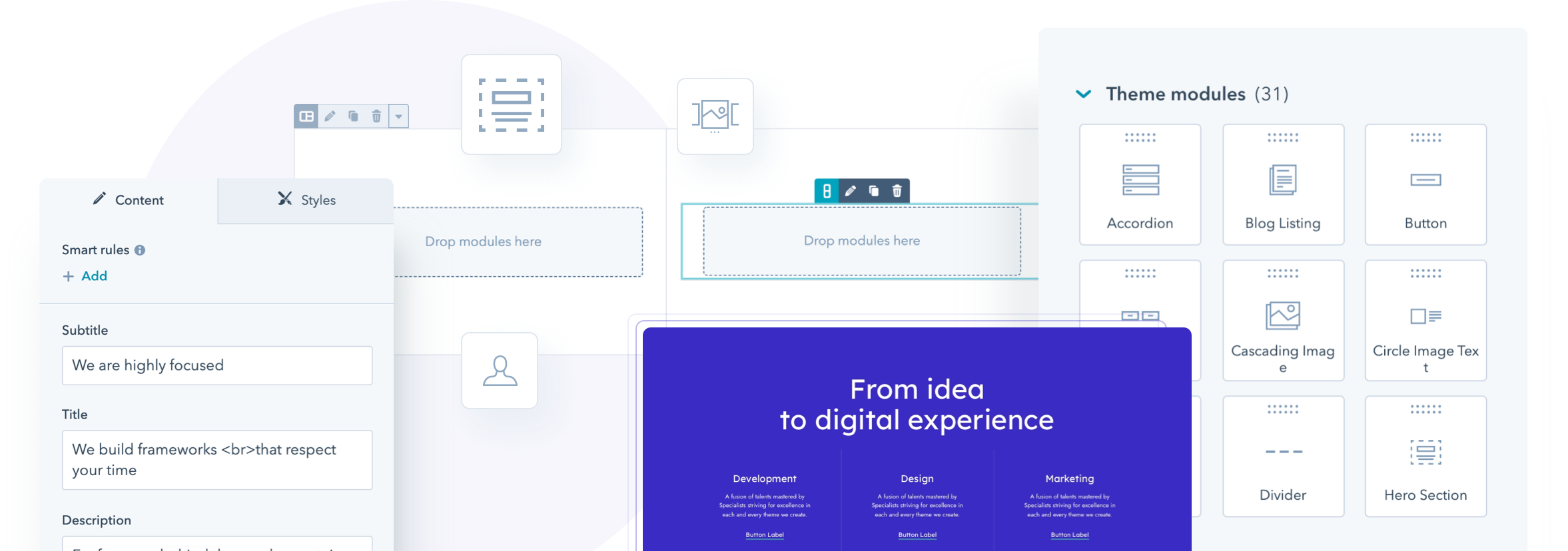 Stock placeholder image with grayscale geometrical mountain landscape